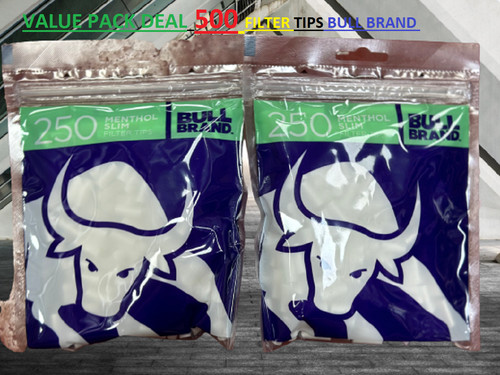 500 bull brand menthol slim - bull,