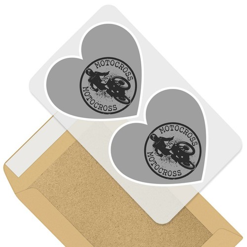 Heart stickers cm bw - -,