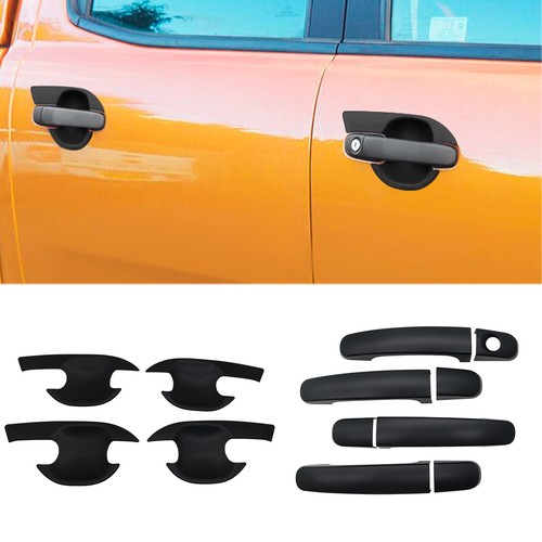 Black door handle cover - black,