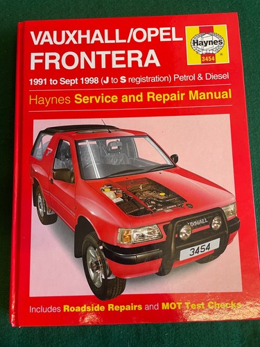 Vauxhall opel frontera 1991 - frontera,