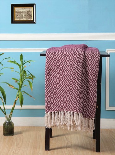 Geometric sofa bed throws - sofa/bed, 100%