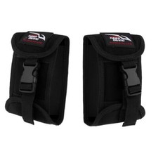 2 Pack Universal Scuba Dive Weight Belt Pocket Pouch with Buckle - Strong &