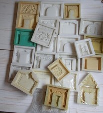 Dolls House Mixture 24 Fire Places  Silicone Rubber Moulds  1 / 12th  Scale