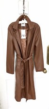 Zara Faux Leather Lapel