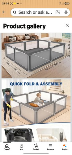 180x150cmbaby playpen - 180x150cmbaby,