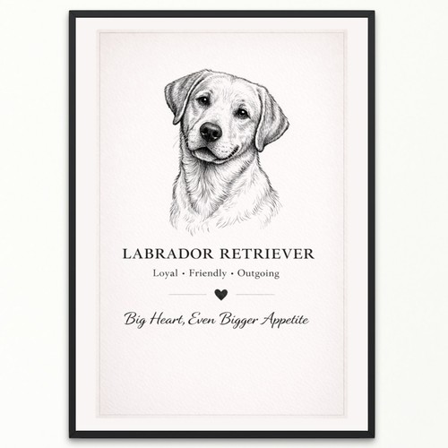 Labrador retriever dog wall - retriever,