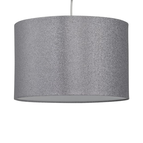 Grey cotton velvet glitter - grey,
