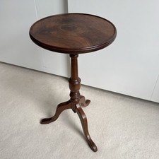 Vintage Walnut Wine Side Table