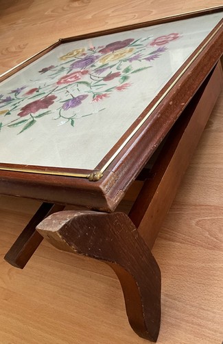 Vintage floral embroidered - floral,