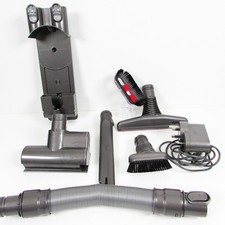 Dyson V6 Charger / Accessories Kit Hose Motorised Brush Head Wide Nozzle Crevice