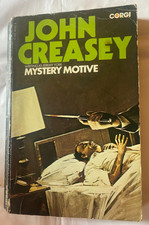 Mystery Motive, Creasey, John  murder mystery Scotland yard 1973 good