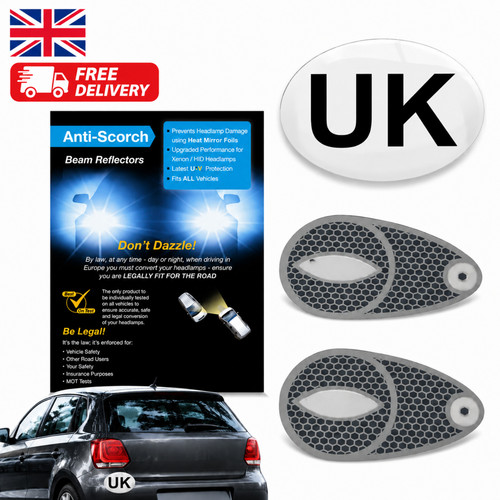 New headlight deflectors - new,