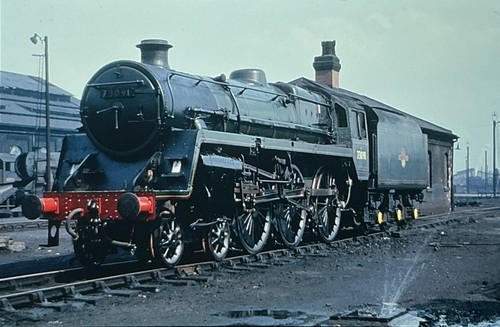 35mm slide steam loco - br,