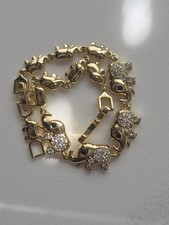 Elephant Bracelet 14k Gold