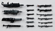 STAR WARS 3.75" CLONE TROOPER BLASTER RIFLES ROCKET LAUNCHER WEAPONS ACCESSORIES