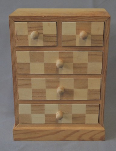 Miniature pine chest - miniature,