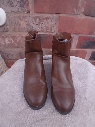 Evans brown ankle boots 5 - brown,