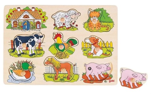 Goki sound puzzle - sound, animals