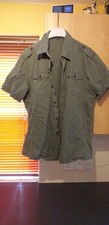 Mens Army Green Military Short