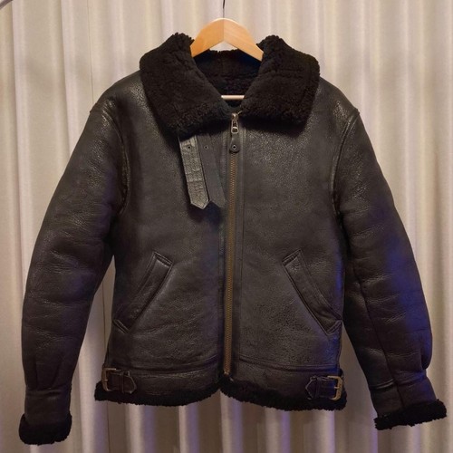 Authentic avirex leather - leather, black