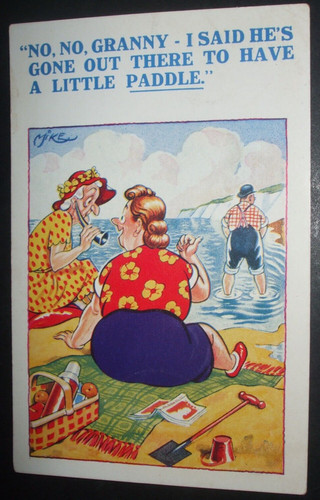 Saucy seaside comic deaf - saucy,