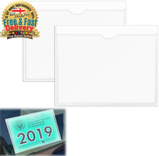 2 PCS Car Tax Disc Holder