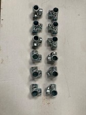 Interclamp 128-A27 tube pipe fitting galvanised x 12 elbow 3 way 90 degree