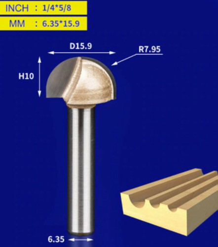 Carbide profile cutter round - carbide,