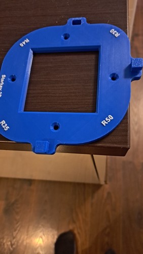 Router jig corner radius - jig,