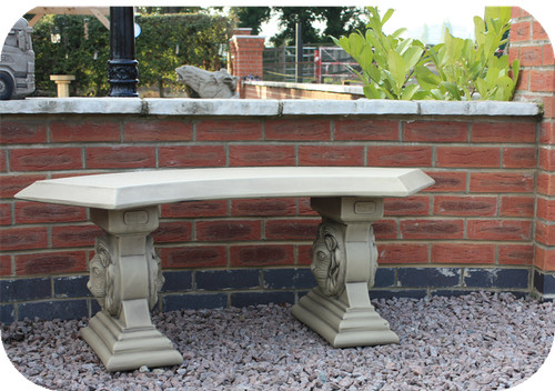 Stone concrete lion curved - concrete,