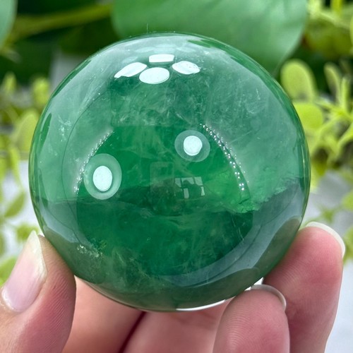 Natural green fluorite - natural,