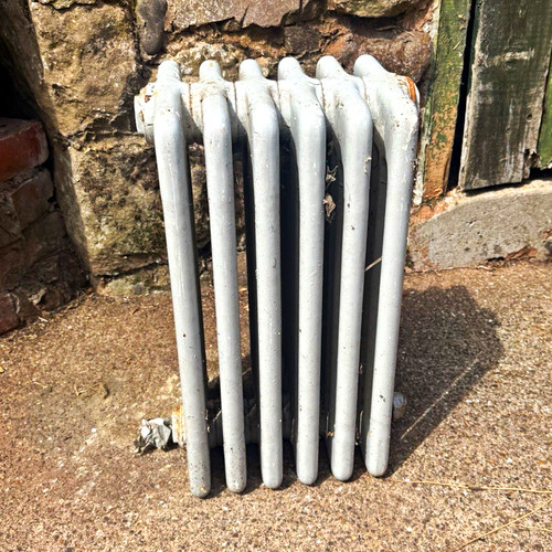 Vintage cast iron radiator - vintage,