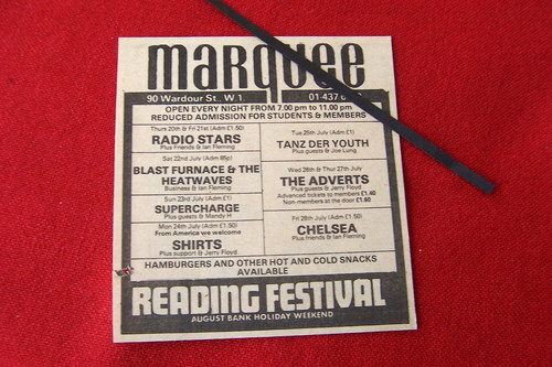 The adverts marquee - the,
