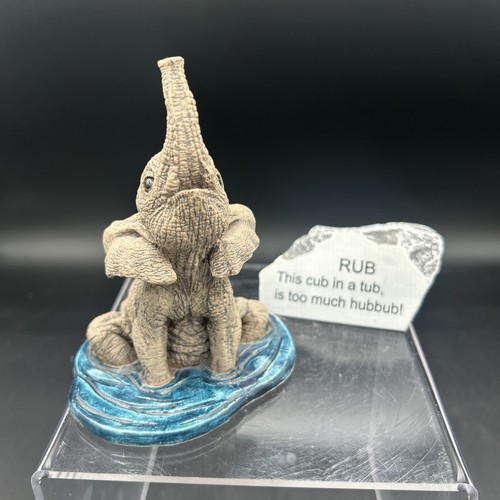 The herd rub elephant - the, "rub"