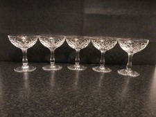 Set of 5 Vintage Crystal