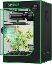 VIVOSUN S223 2x2 Grow Tent,60x60x90cm High Reflective Mylar for Indoor Plant,