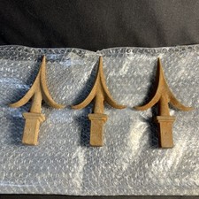 Cast Iron ,Architectural Railing Tops Finial. Spear Spade Type. 3/4 x 3/4 Inch.