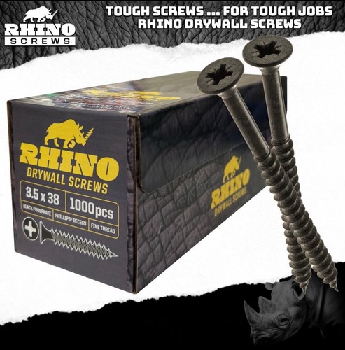 Drywall screws black - drywall, fine