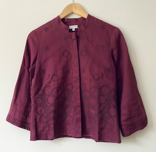 East linen blazer jacket - linen,