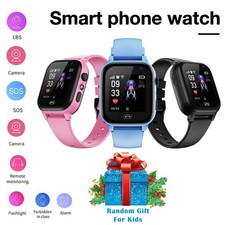 Kids Tracker Smart Watch GSM GPS SIM Alarm Camera SOS Call Phone for Boys Girls