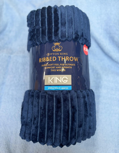 Cotton king ribbed - ribbed, textured