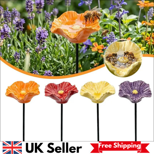 Bee water feeder flower garden - feeder,