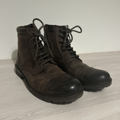 Brown leather ankle boots - ankle, next