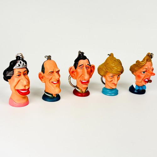 Vintage spitting image keyring - vintage,