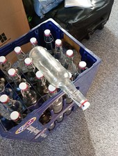 20 X Clear Pop Top Bottles