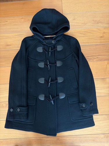 Burberry black duffle - duffle, coat