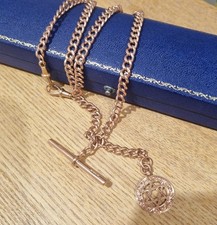 9ct gold Albert watch chain