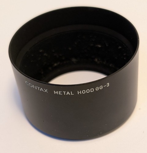 Contax metal lens hood - contax,