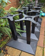 Heavy Steel?! Table Basis Restaurant, Bar Cafe  Bases Only X5