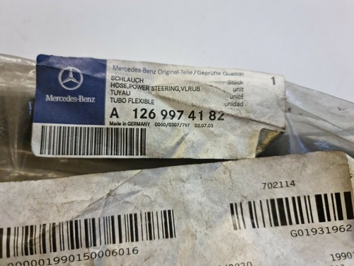 Mercedes a1269974182 hose - a1269974182,